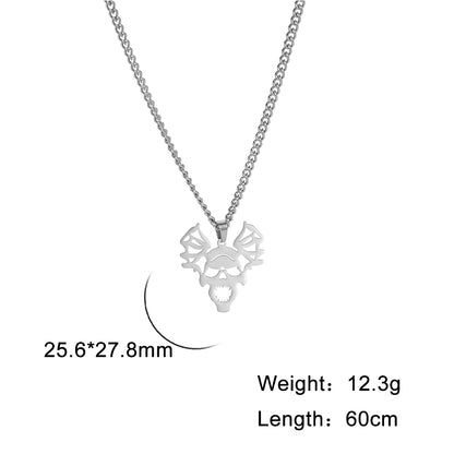 The Dancing Skeleton Charm Necklace
