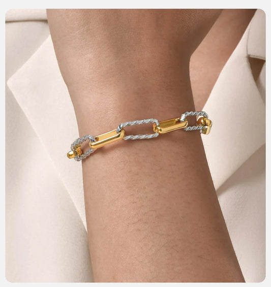 Büroklammer-Kettenarmband