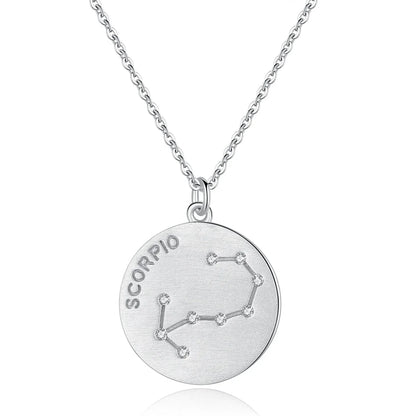 Zodiac Coin Necklace