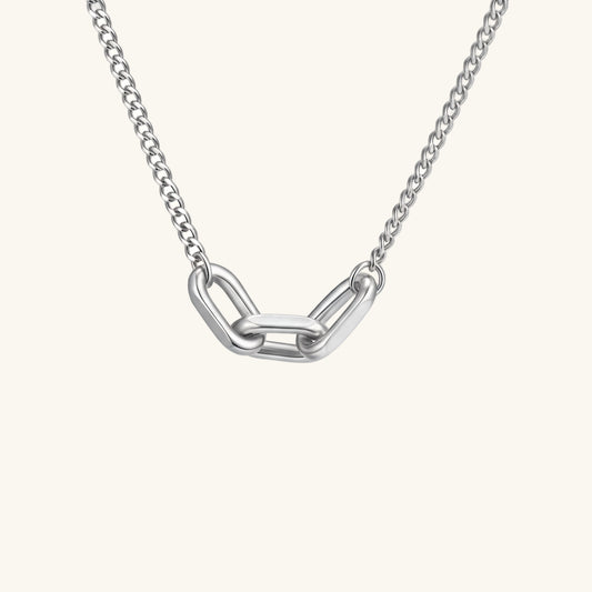 Retro Style Chunky Chain Necklace