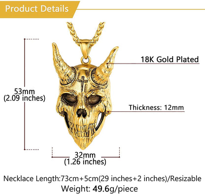 Gothic Baphomet Sigil Necklace
