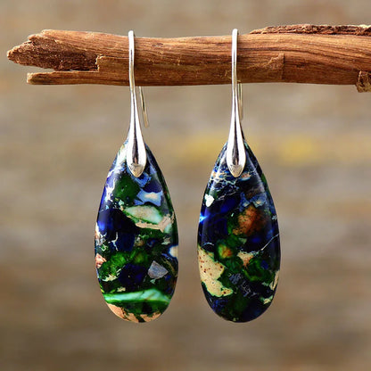 Bohemian Emperor Stone Earrings