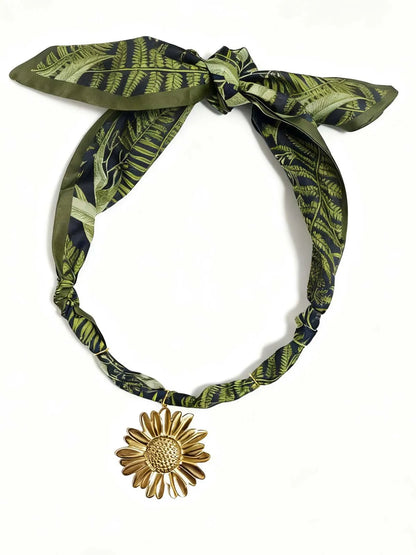 Ocean Scarf Necklace