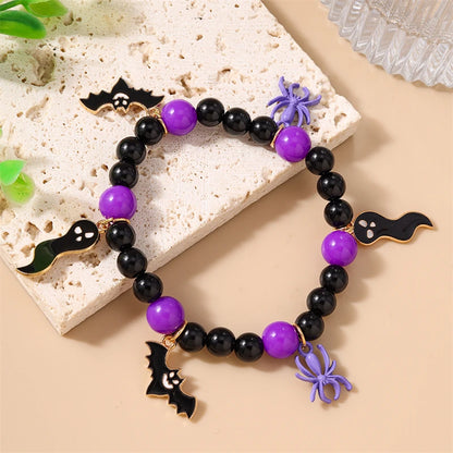 Spooky Cute Halloween Beaded Bracelet