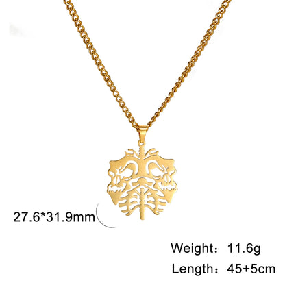 The Dancing Skeleton Charm Necklace