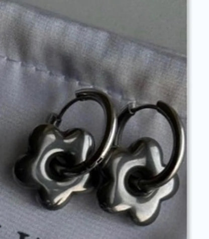 Heart & Star Hoop Earrings