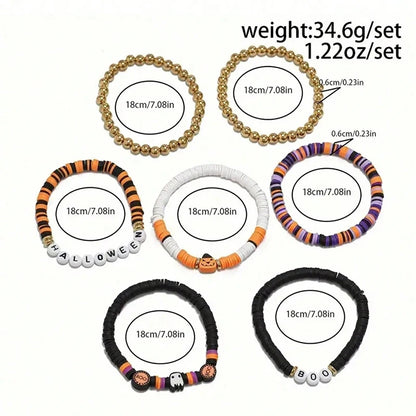 Spooky Week Bracelet Set (7-Pack)