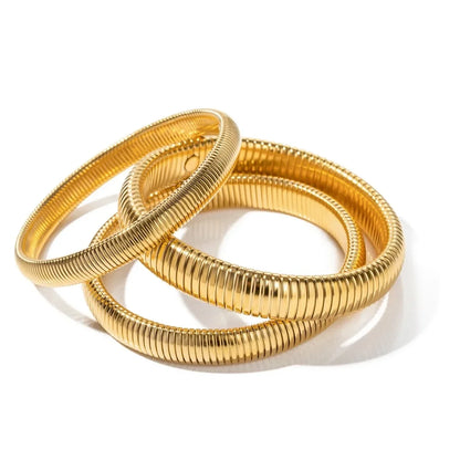Snake Chain Cuff Bracelet