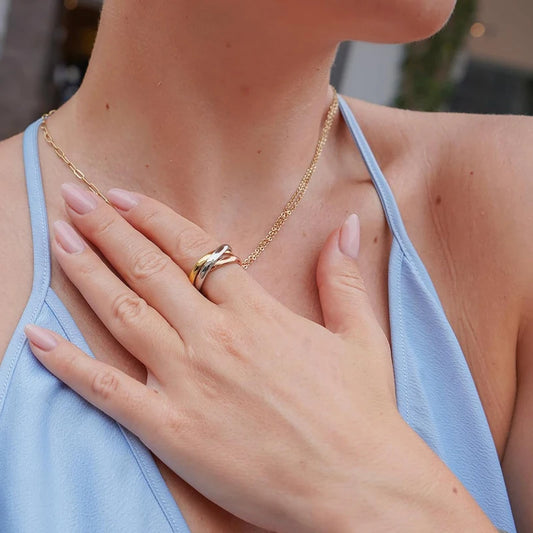 Interlocking Trinity Ring