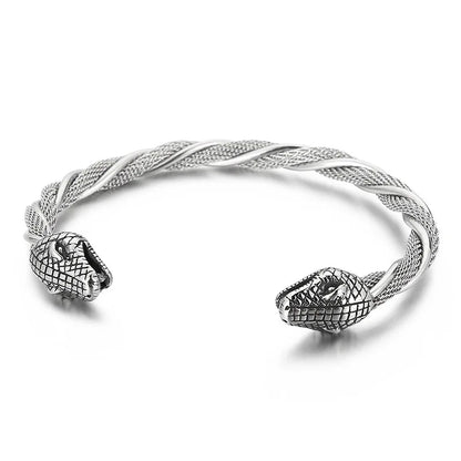 Armreif mit gedrehter Schlangenkette