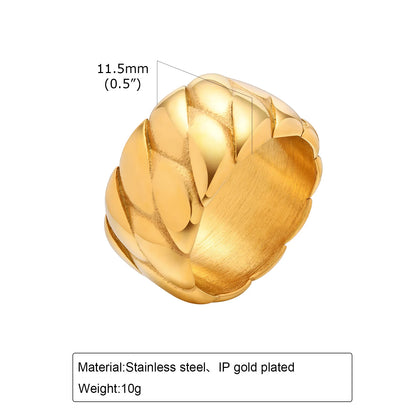 The Chunky Gold Dome Ring