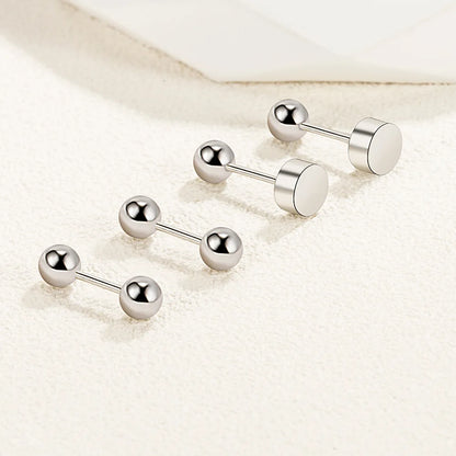 Star Ball Square Stud Earrings