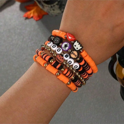 6-Pack of Halloween Character Bracelets
