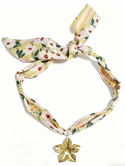 Ocean Scarf Necklace