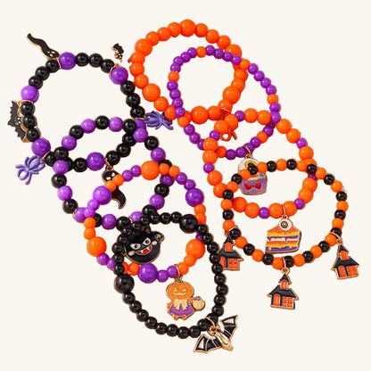 Spooky Cute Halloween Beaded Bracelet