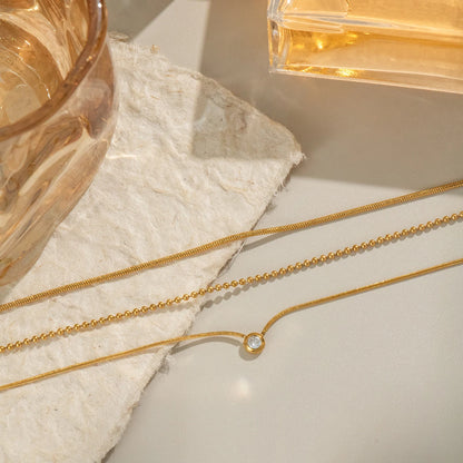 Cross Multi Layer Necklace