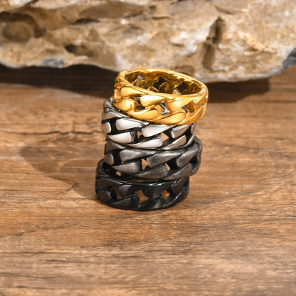 The Classic Cuban Link Ring for Men