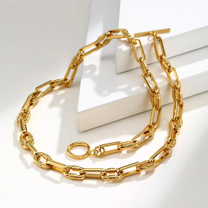 Chunky Oval Chain Necklace