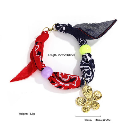 Waterproof Silk-Feel Scarf Anklet