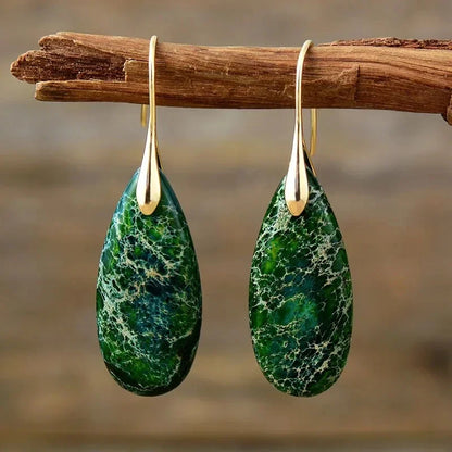 Bohemian Emperor Stone Earrings