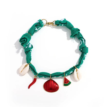 Waterproof Silk-Feel Scarf Anklet