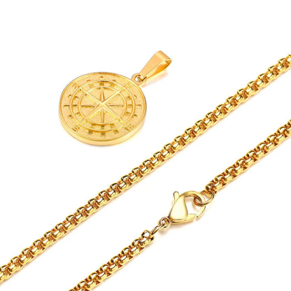 Viking North Star Anchor Medaille