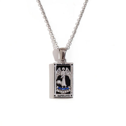 Waterproof Tarot Symbol Necklace