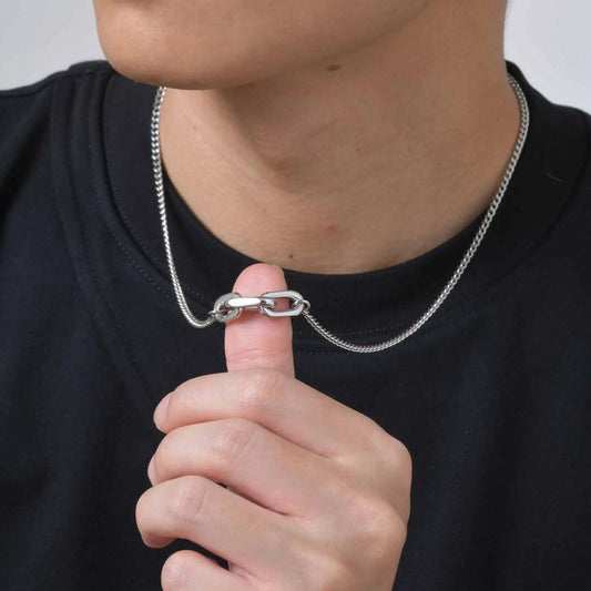 Retro Style Chunky Chain Necklace