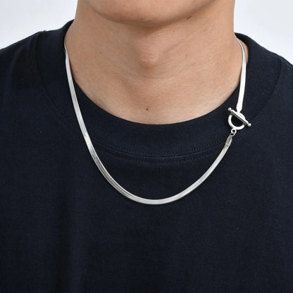 Chunky Blade Chain Necklace