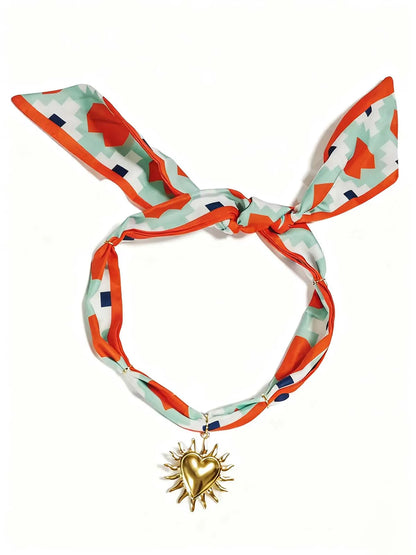 Ocean Scarf Necklace