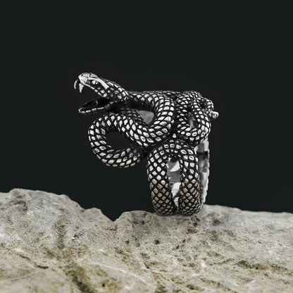 The Midgard Serpent Viking Ring
