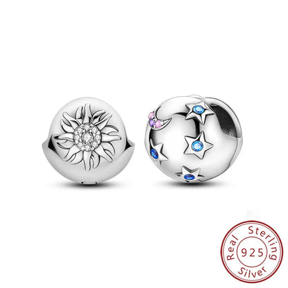 Star & Moon Hoop Earrings
