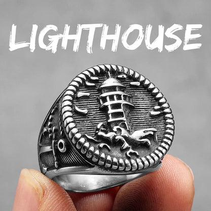 The Captain's Nautical Anchor Ring