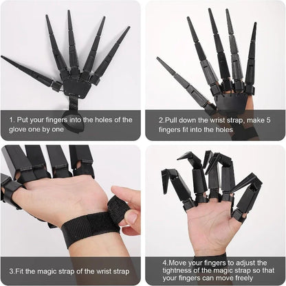 Realistic Articulated Skeleton Fingers