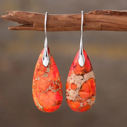 Bohemian Emperor Stone Earrings