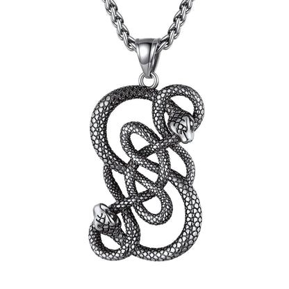 Norse God Loki's Serpent Amulet