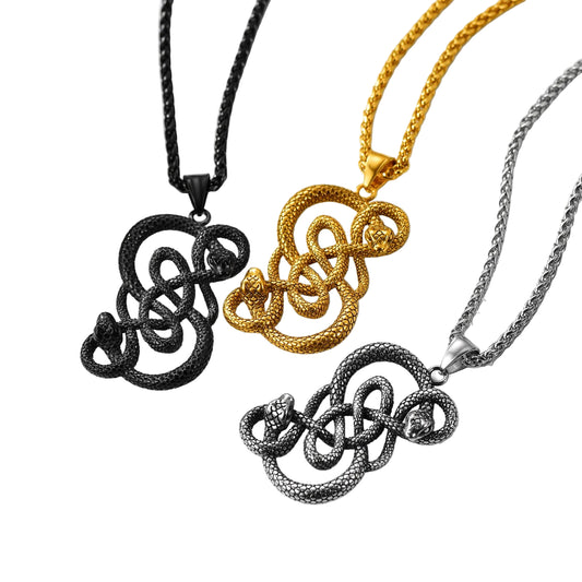 Norse God Loki's Serpent Amulet