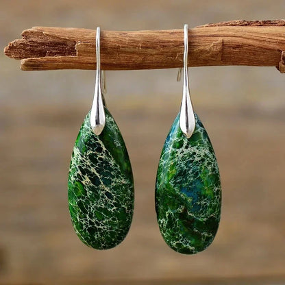 Bohemian Emperor Stone Earrings