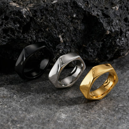 The Geometric Pentagon Ring