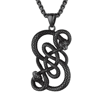 Norse God Loki's Serpent Amulet
