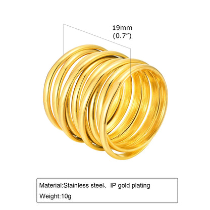 The Chunky Gold Dome Ring