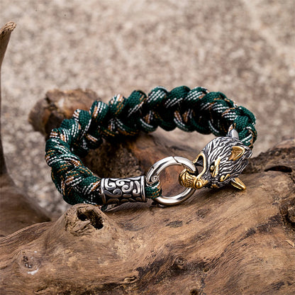 Odin's Wolf Viking Paracord Bracelet