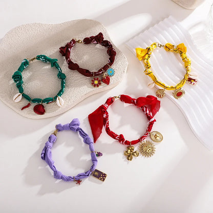Waterproof Silk-Feel Scarf Anklet