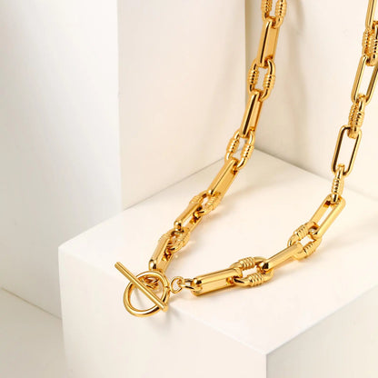 Chunky Oval Chain Necklace