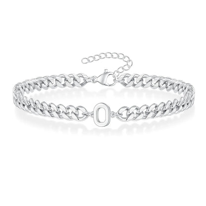 Kubanisches Kettenarmband mit AZ-Initialen