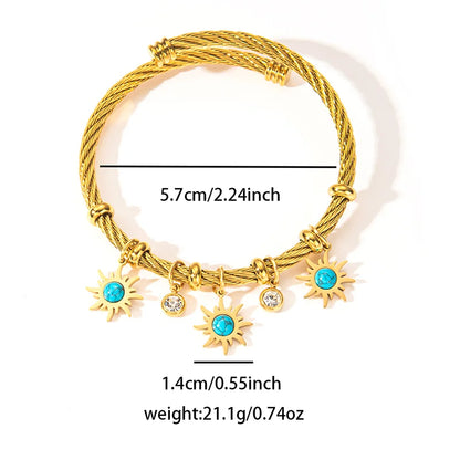 Armband mit Herzanhänger „Böses Auge“