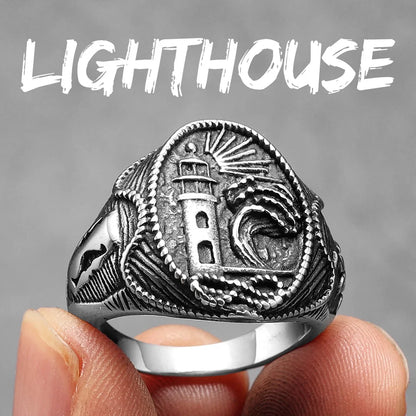 The Captain's Nautical Anchor Ring