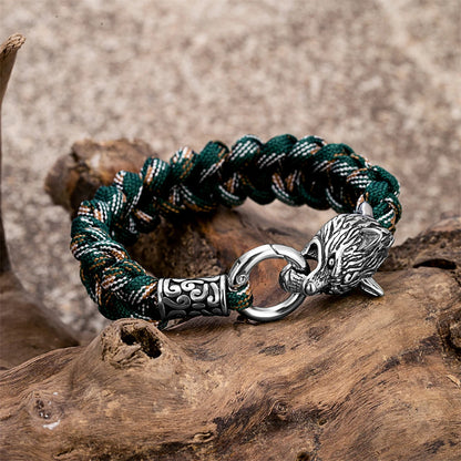 Odin's Wolf Viking Paracord Bracelet