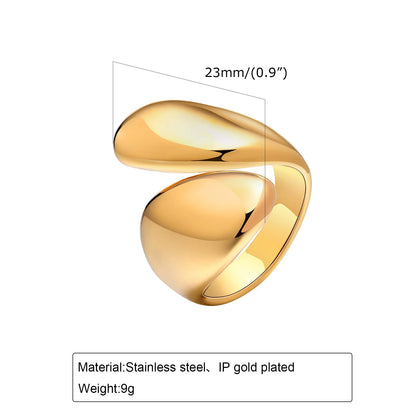 The Chunky Gold Dome Ring