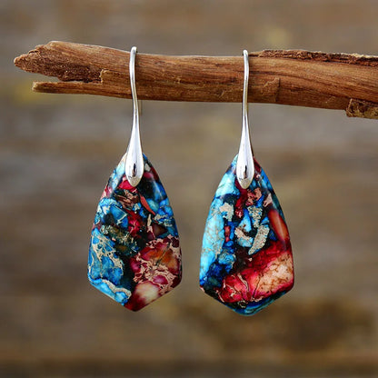 Bohemian Emperor Stone Earrings